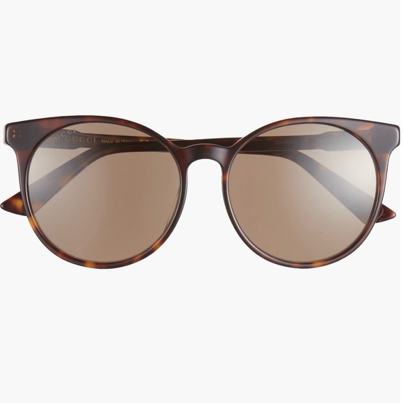 Gucci Brown Round Sunglasses Timeless Design